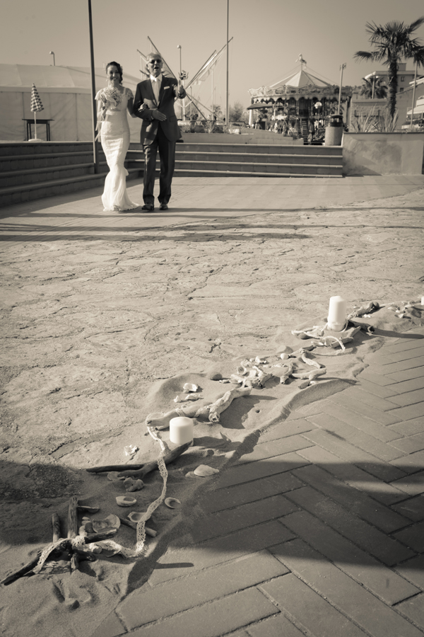 fiori e allestimenti matrimonio sul mare