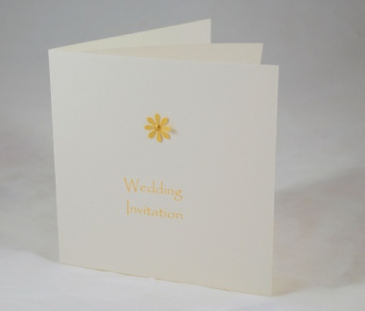 partecipazione per matrimonio con margherite