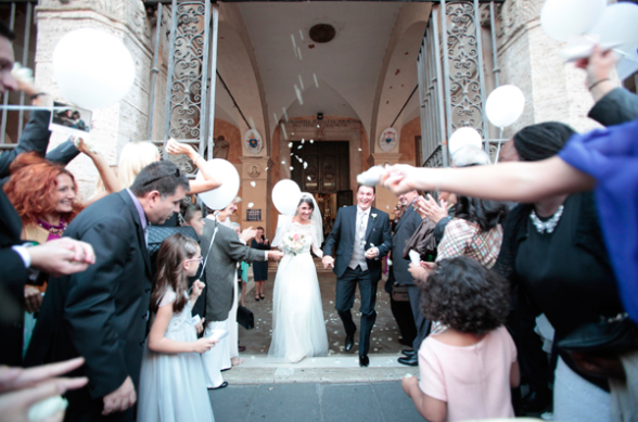 lancio dei palloncini