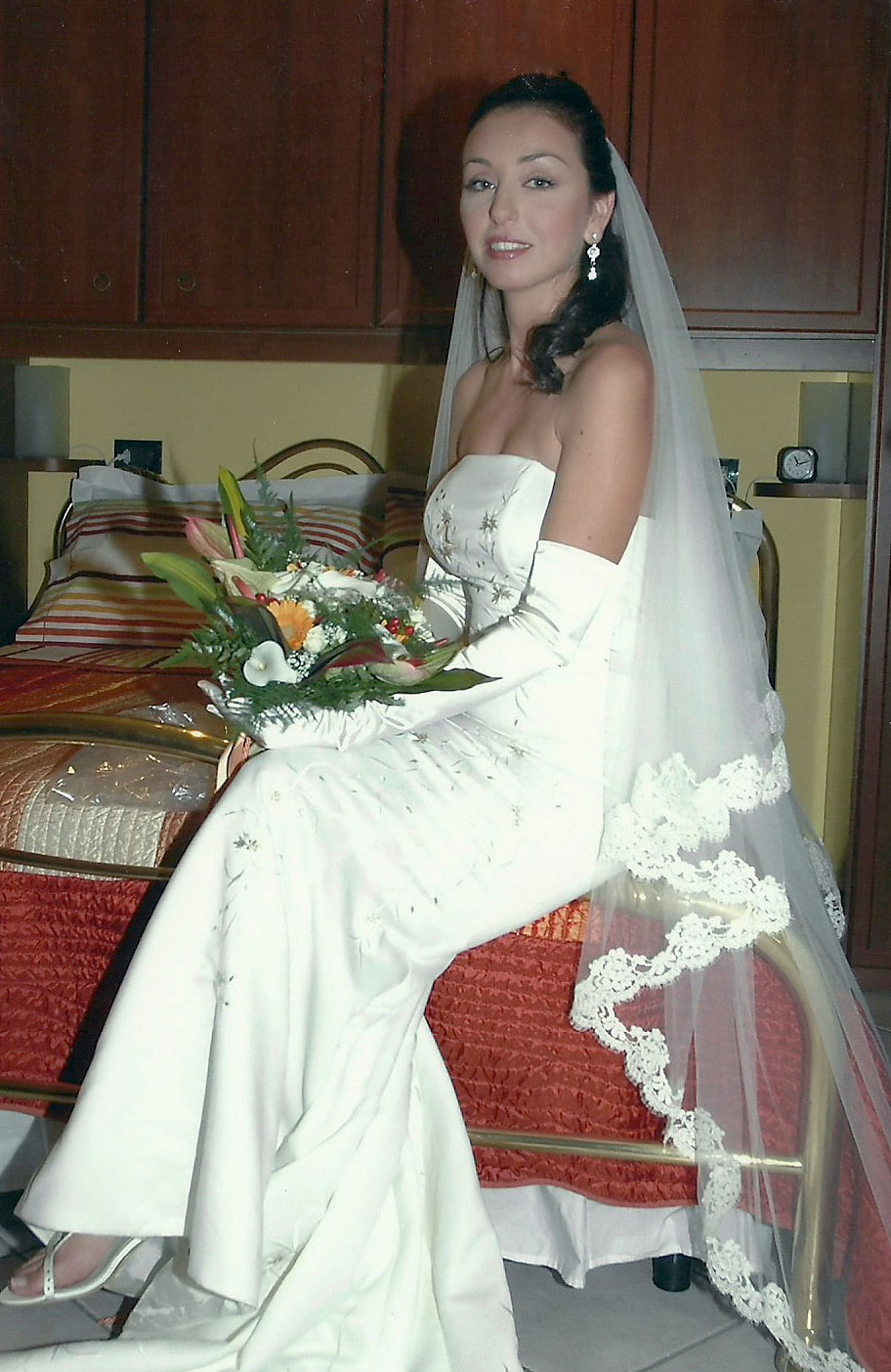 abito sposa economico in raso