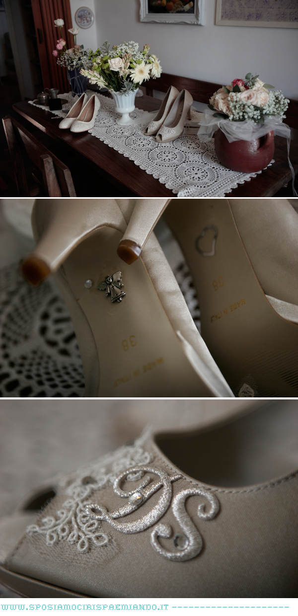 scarpe da sposa di ricambio