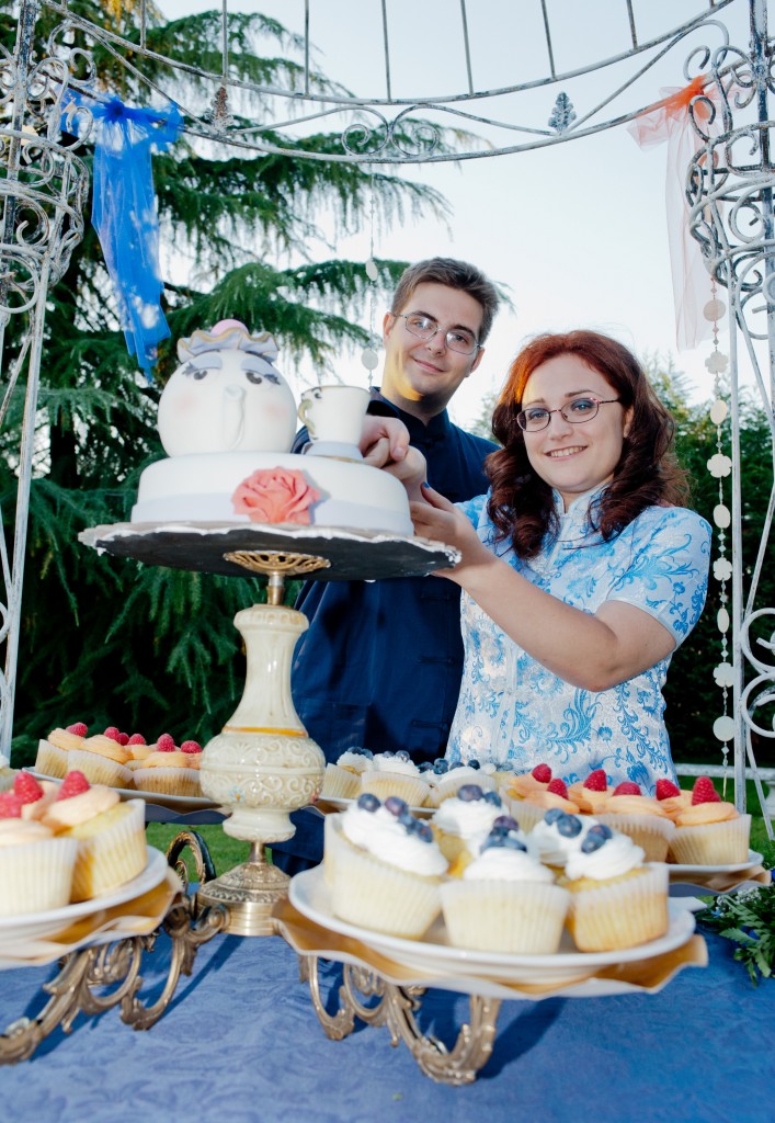 table cake per nozze a tema Disney