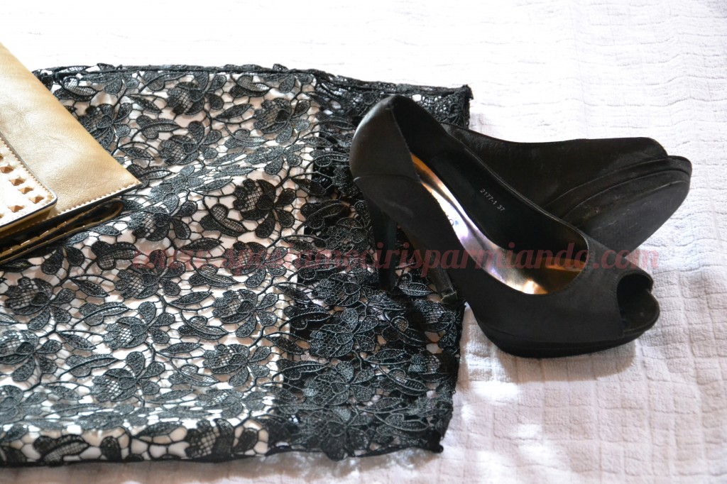 outfit invitata matrimonio avorio e nero