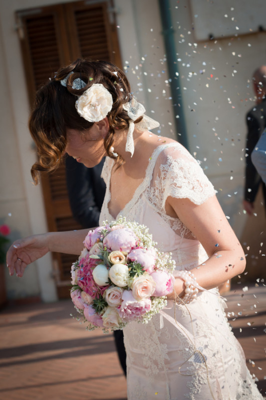 lancio coriandoli matrimonio