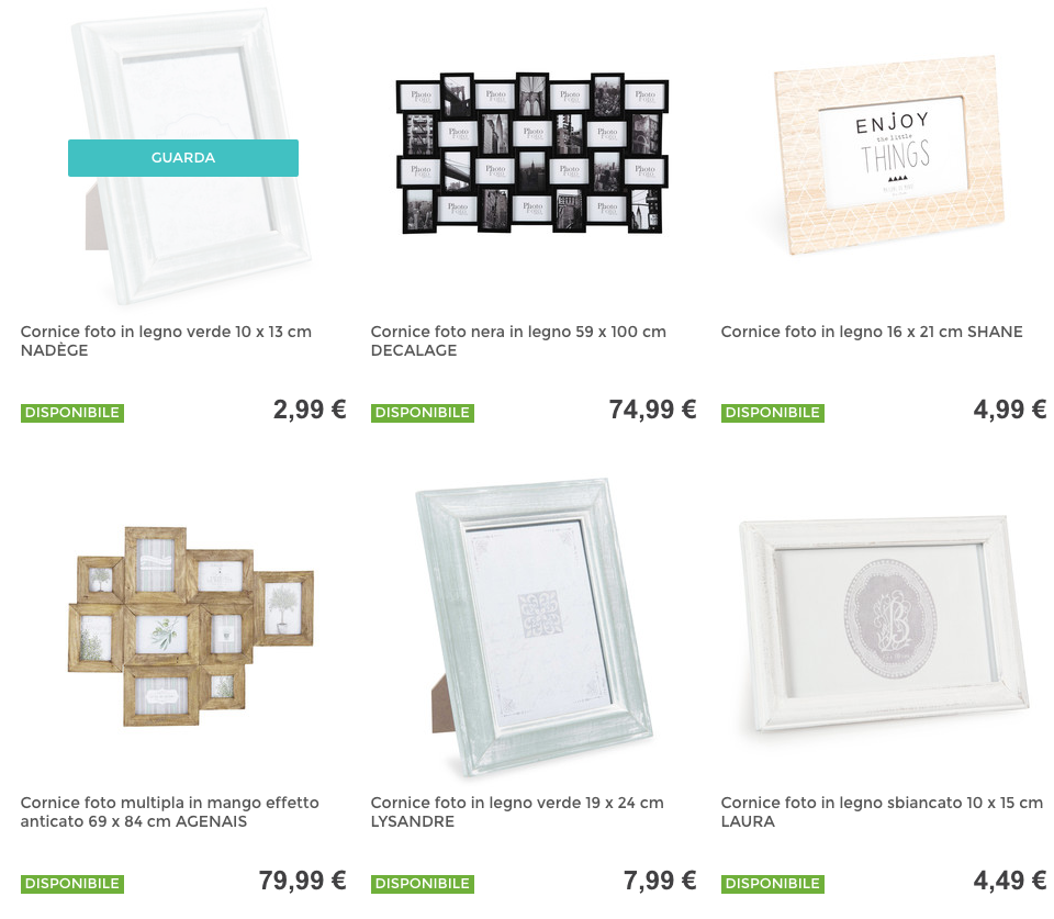 cornici per decorazioni matrimonio fai da te