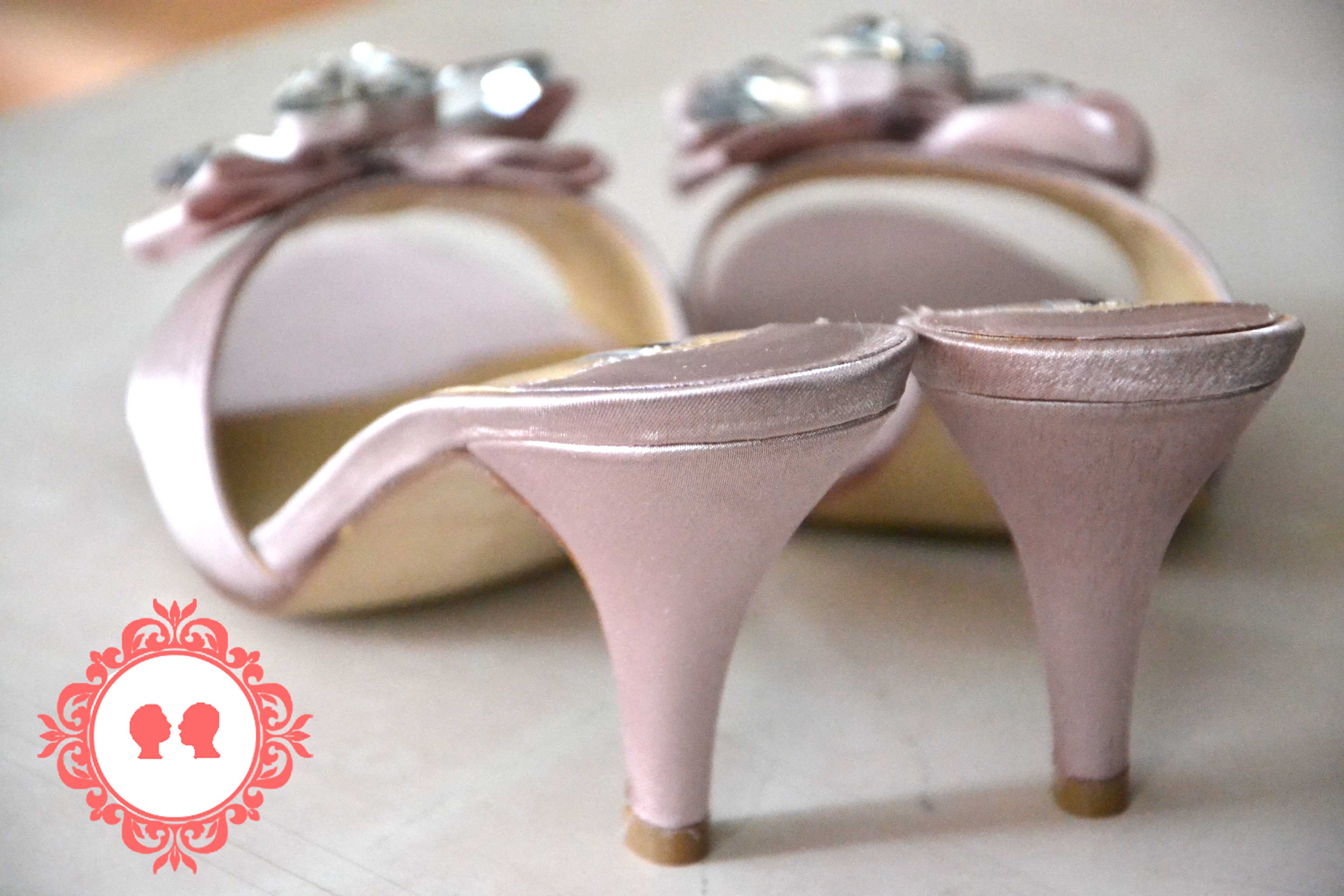 scarpe da sposa low cost comode rosa
