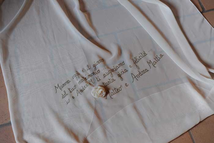 abito da sposa personalizzato
