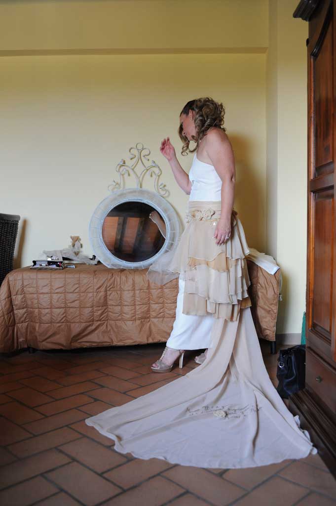 abito da sposa personalizzato
