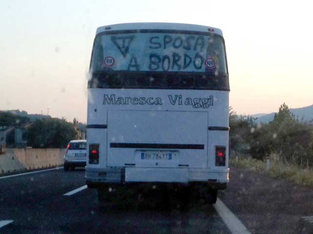 decorazione auto sposi vintage