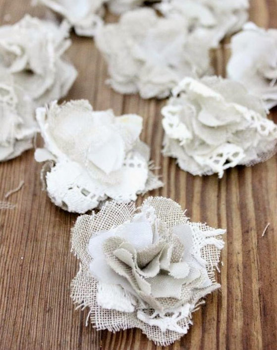 Fiori matrimonio: alternative originali e low cost con la stoffa