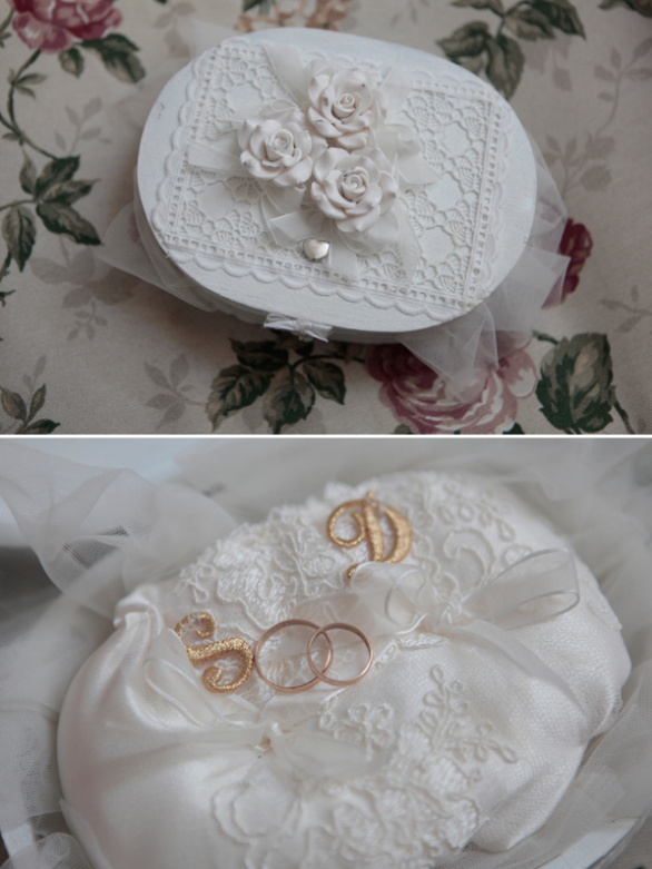 tutorial scatola portafedi shabby chic
