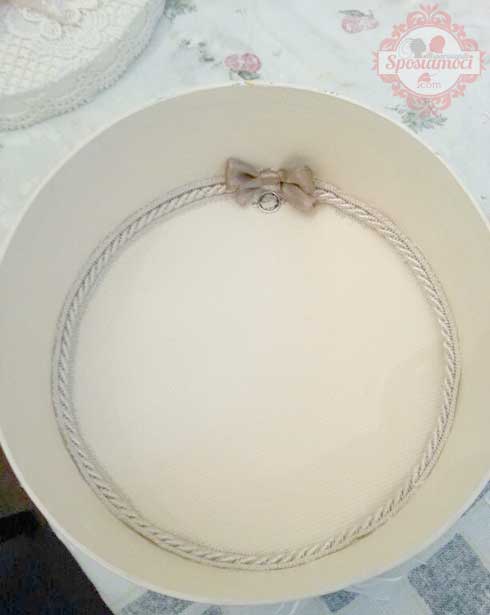 Portafedi fai da te shabby chic tutorial