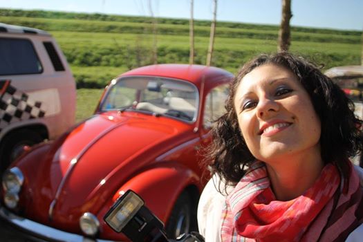 Federica Tavella ideatrice del photo booth per matrimonio in volkswagen
