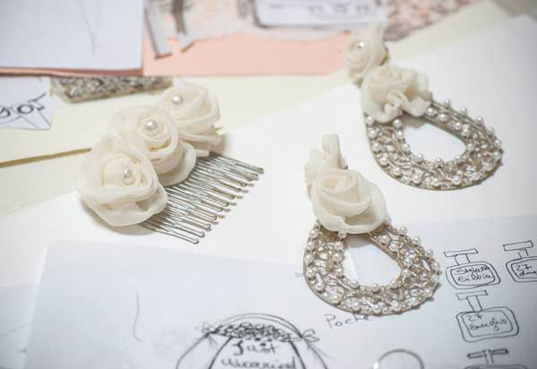 orecchini da sposa e accessori