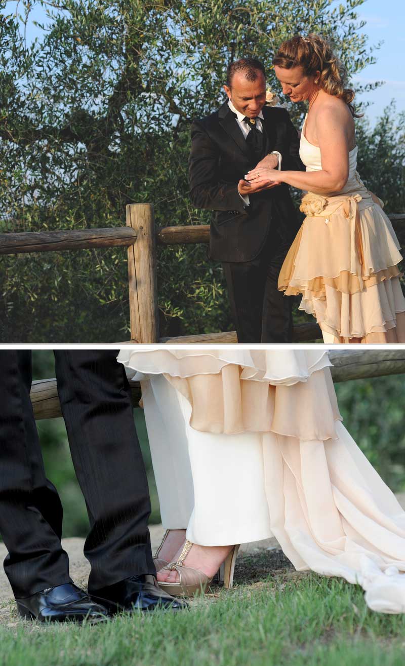 foto sposi matrimonio in Toscana