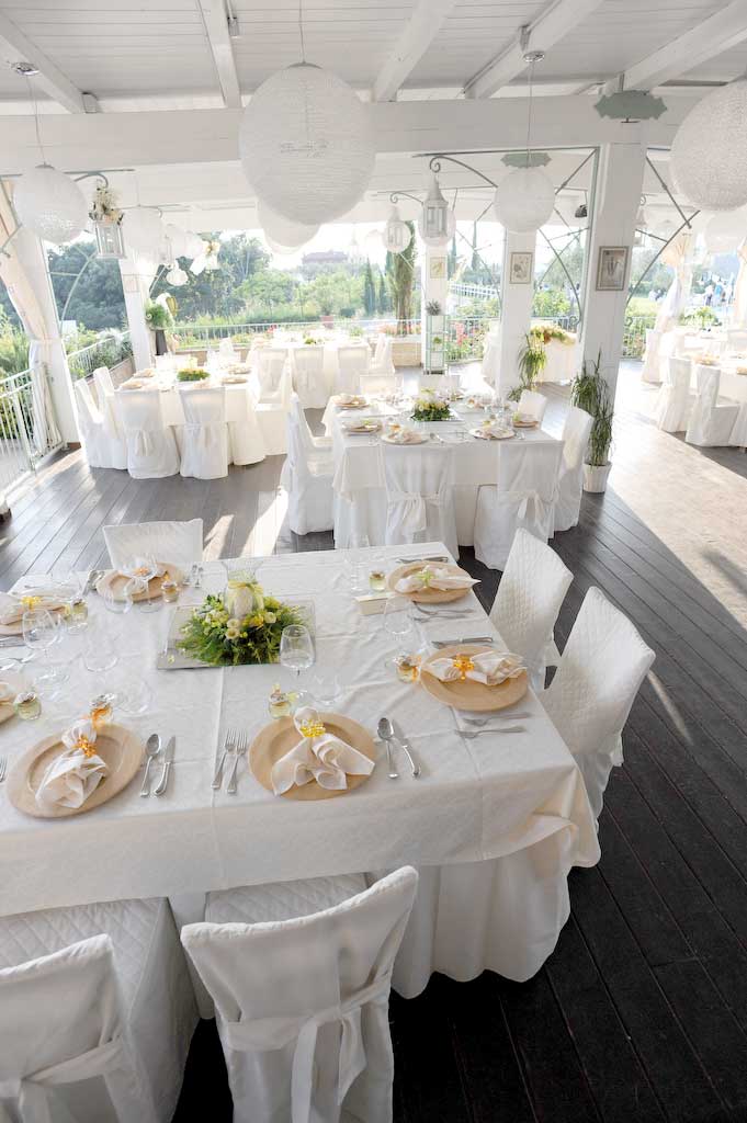 allestimento ricevimento nuziale in agriturismo