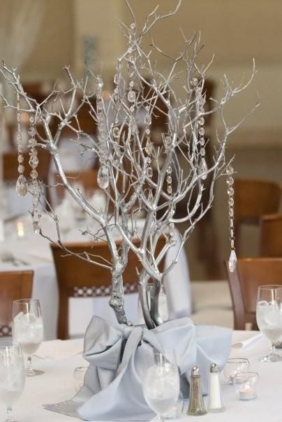 Centrotavola low cost per matrimonio in inverno