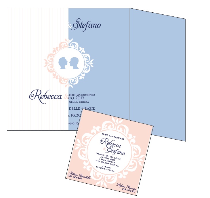 partecipazioni di matrimonio romantiche