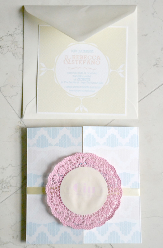 partecipazione di matrimonio vintage anni 30