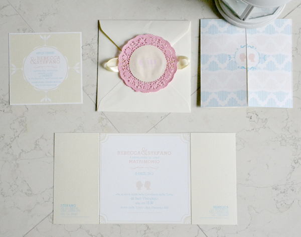 partecipazione di matrimonio vintage anni 30