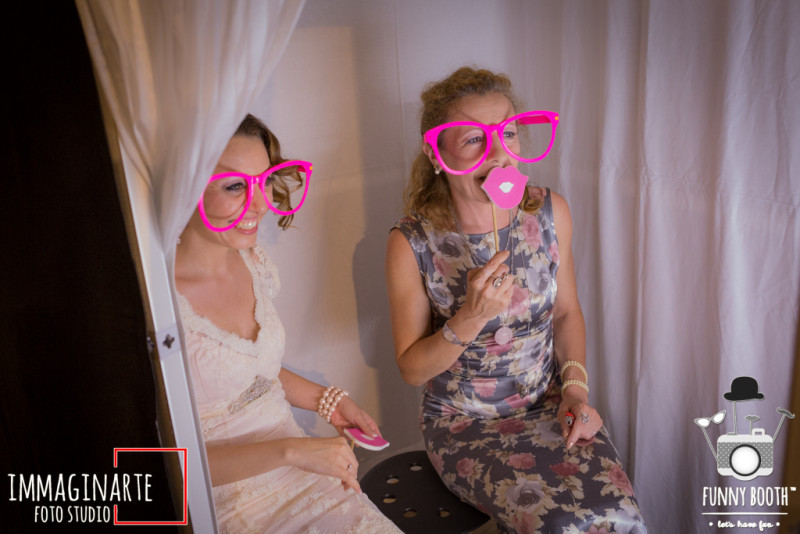 cabina photo booth matrimonio vintage