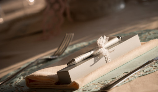 guestbook matrimonio con i centrini di carta