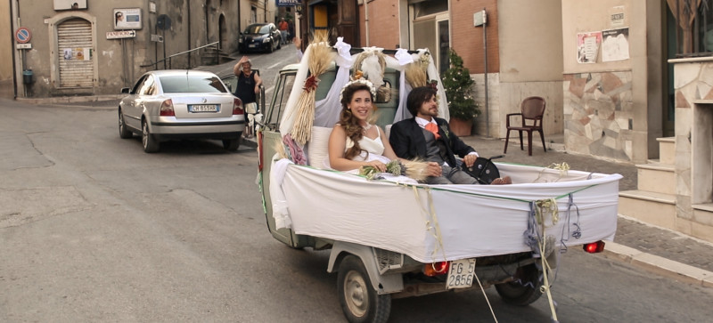 alternativa all'auto degli sposi