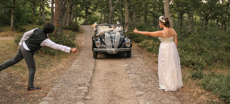 matrimonio nel bosco