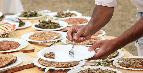 banchetto di nozze biologico