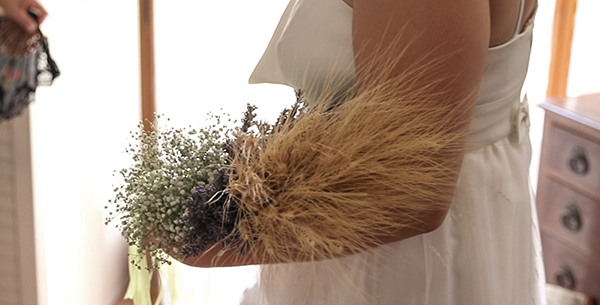 bouquet sposa matrimonio nel bosco