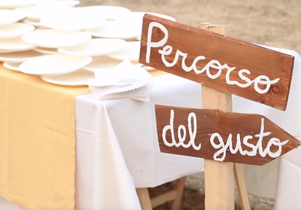banchetto nuziale biologico