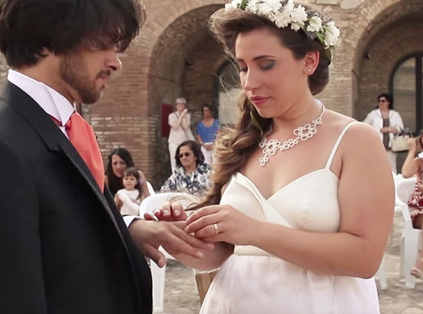 matrimonio green: scambio delle fedi