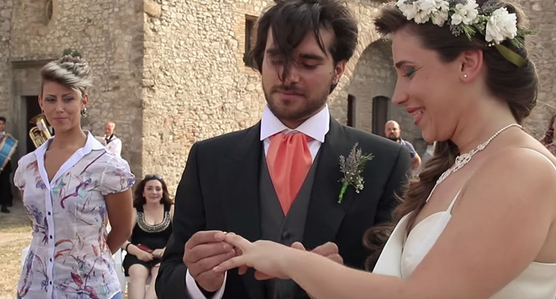 matrimonio green: scambio delle fedi