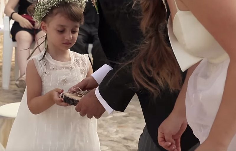 matrimonio green: consegna delle fedi