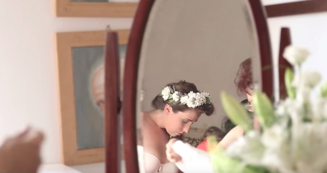 matrimonio al green vestizione sposa
