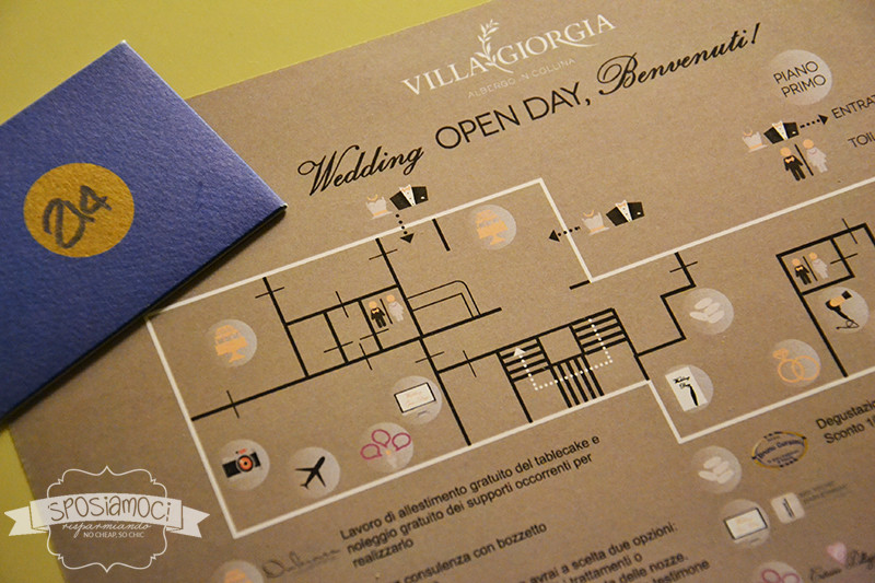 piantina Pistoia Wedding open day a Villa Giorgia