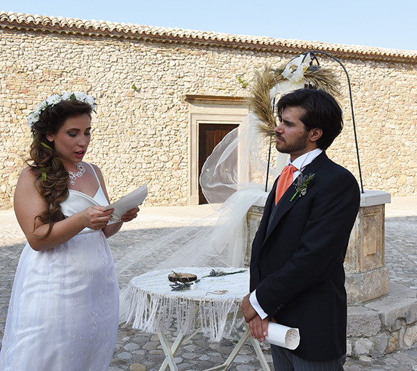 matrimonio green: lettura delle promesse