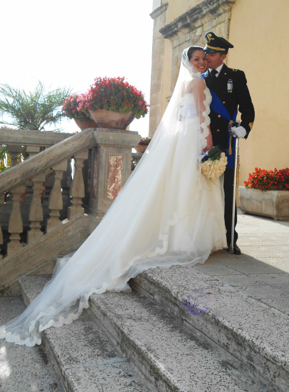 matrimonio in uniforme classico in Calabria: Alessandro e Valentina