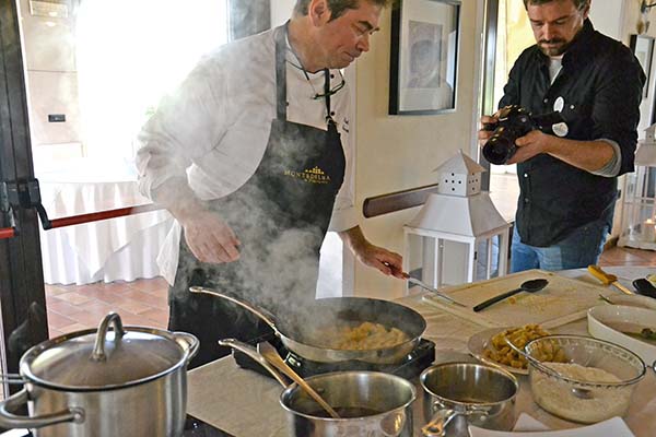 cooking show di Paolo Becatti, chef di Villa Conti Cipolla