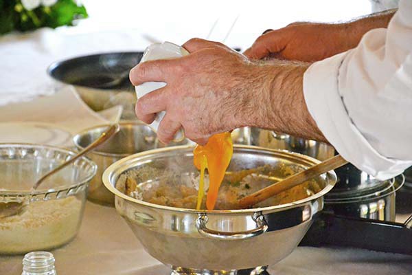 cooking show di Paolo Becatti, chef di Villa Conti Cipolla