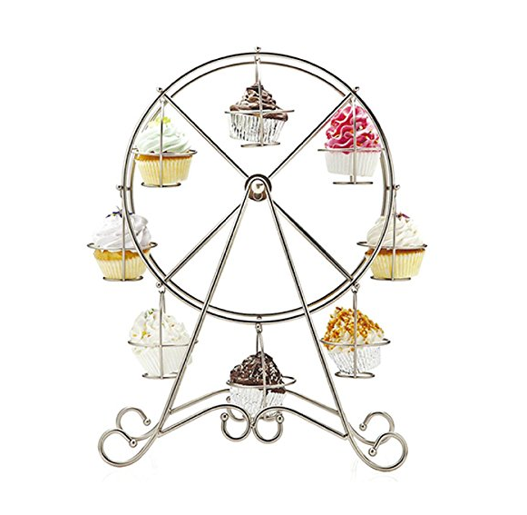 idee decorazioni matrimonio table cakes: la ruota panoramica per i cupcakes