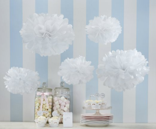 idee decorazioni matrimonio fai da te con i pon pon