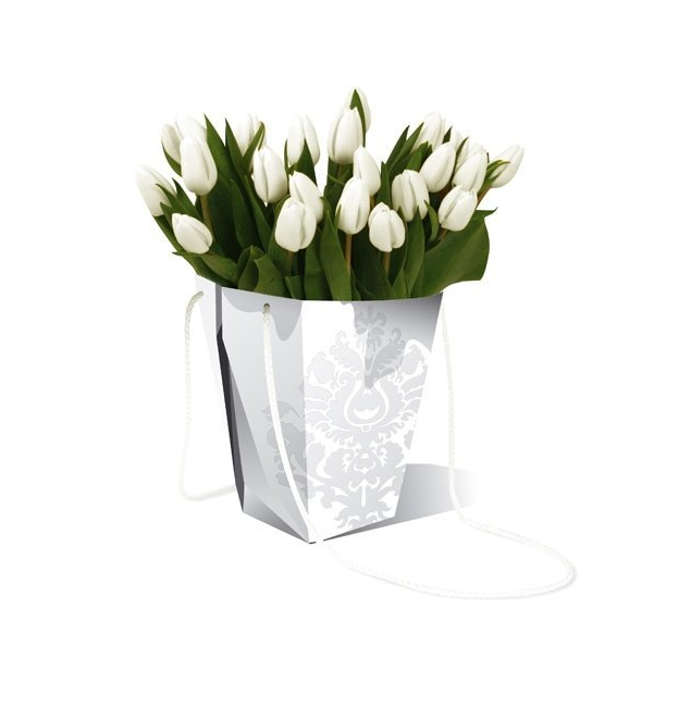 idee decorazione centrotavola matrimonio: vaso low cost di carta 