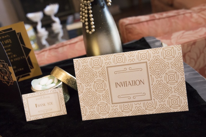 wedding suite matrimonio a tema Il Grande Gatsby oro e avorio