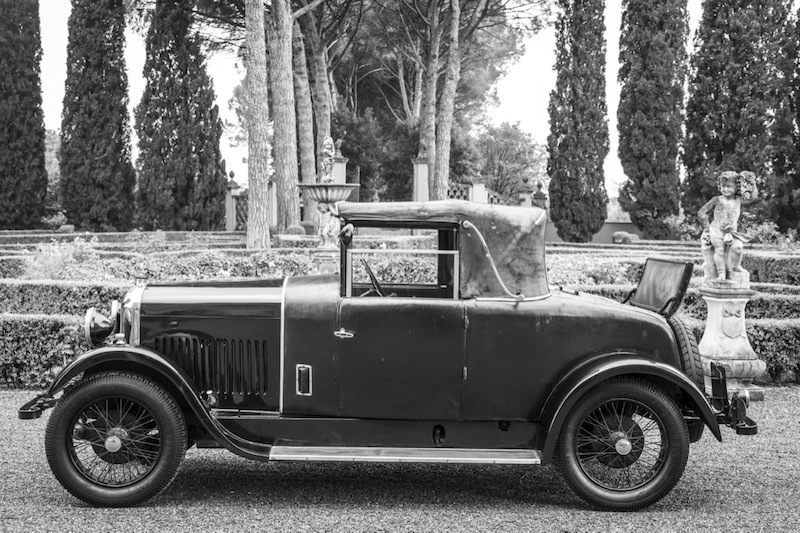 auto sposi matrimonio a tema Il Grande Gatsby: auto d'epoca AMILCAR G del 1926