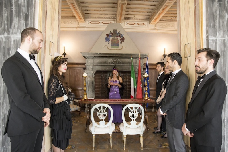 cerimonia civile matrimonio a tema anni '20