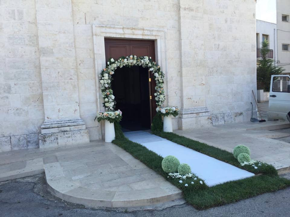 fiori di matrimonio chiesa Green Garden Gadaleta