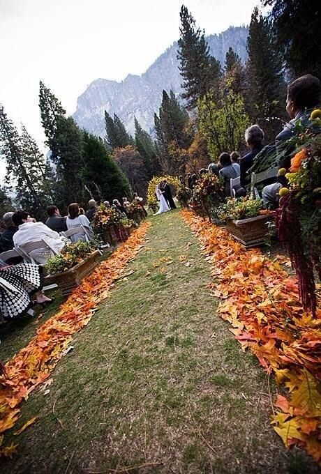 allestimento matrimonio in autunno