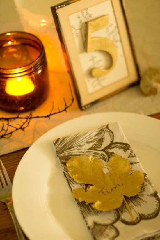segnaposto matrimonio in autunno