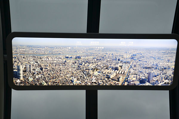 vista dallo Sky Tree Tokyo